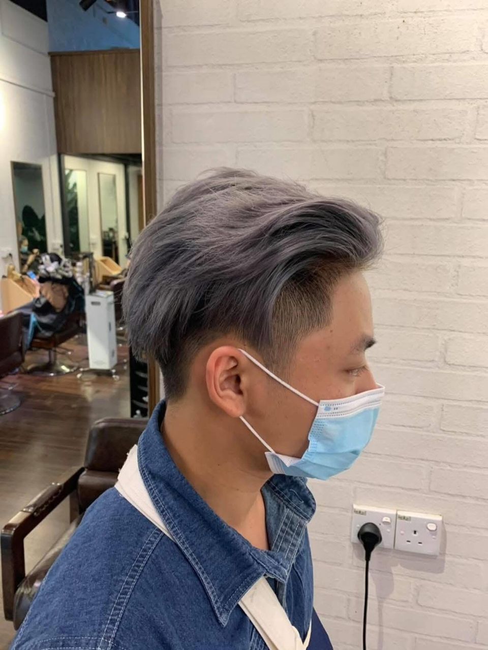 Hair treatment tools in a bright salon