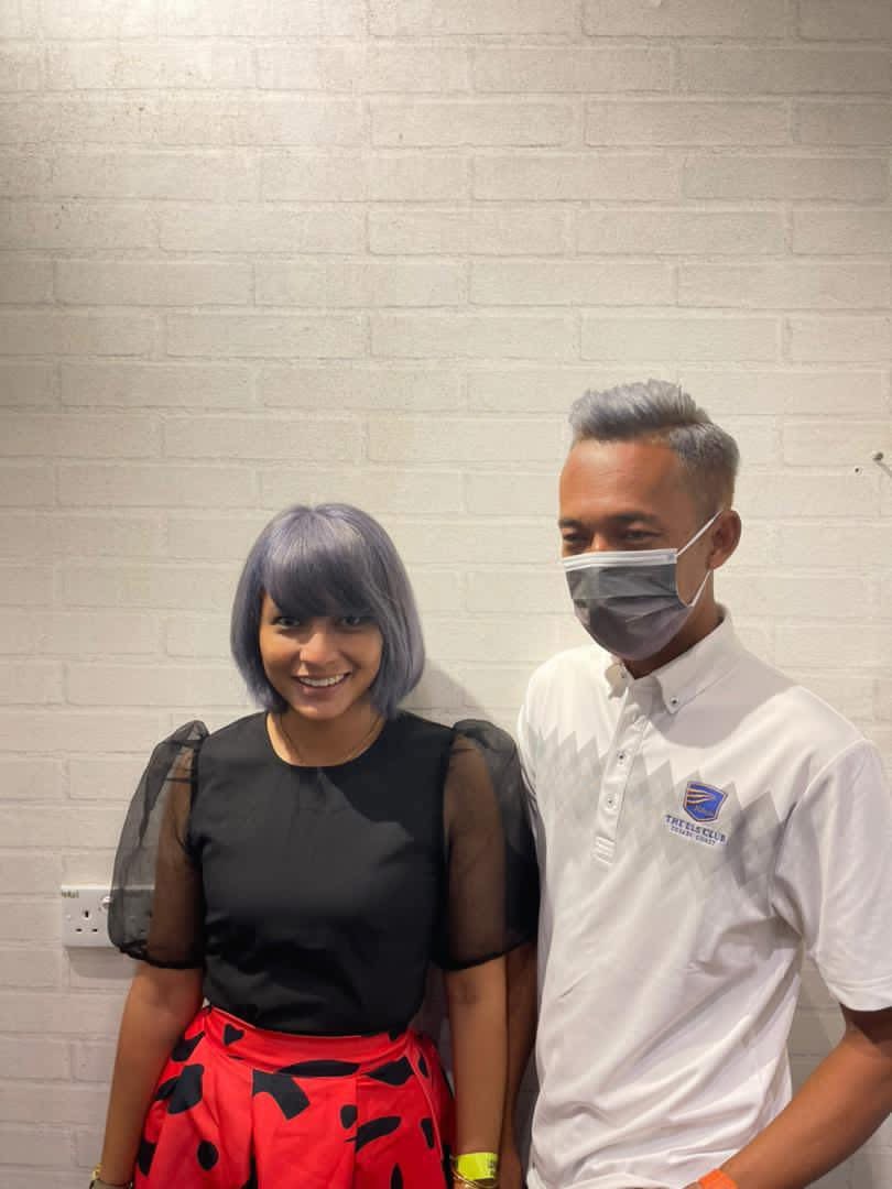 Completed hairstyle by VNY Hair Salon