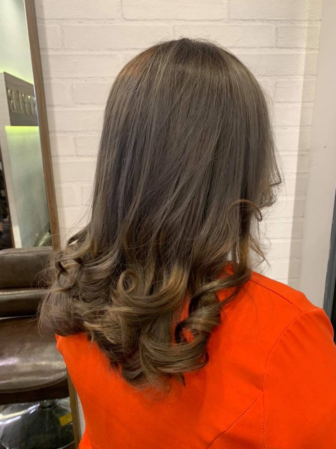 Completed hairstyle by VNY Hair Salon