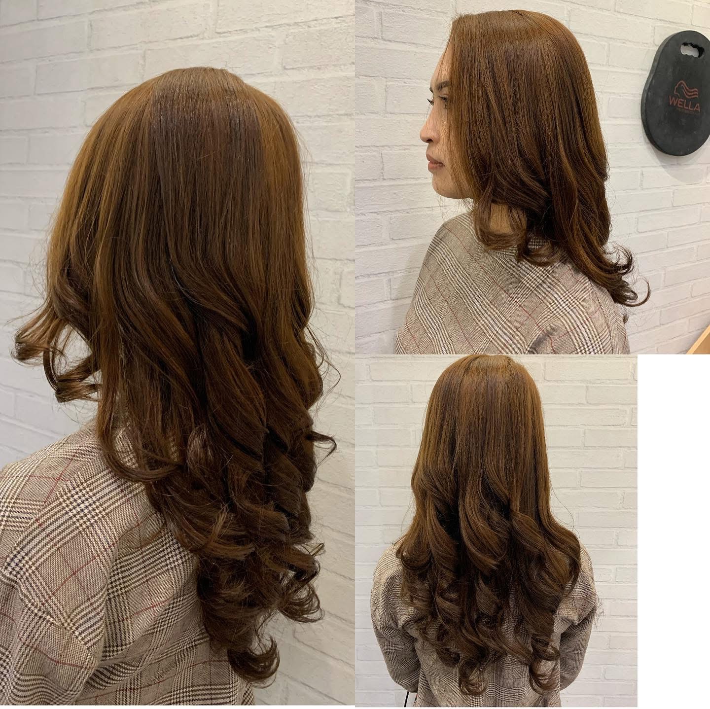 Completed hairstyle by VNY Hair Salon