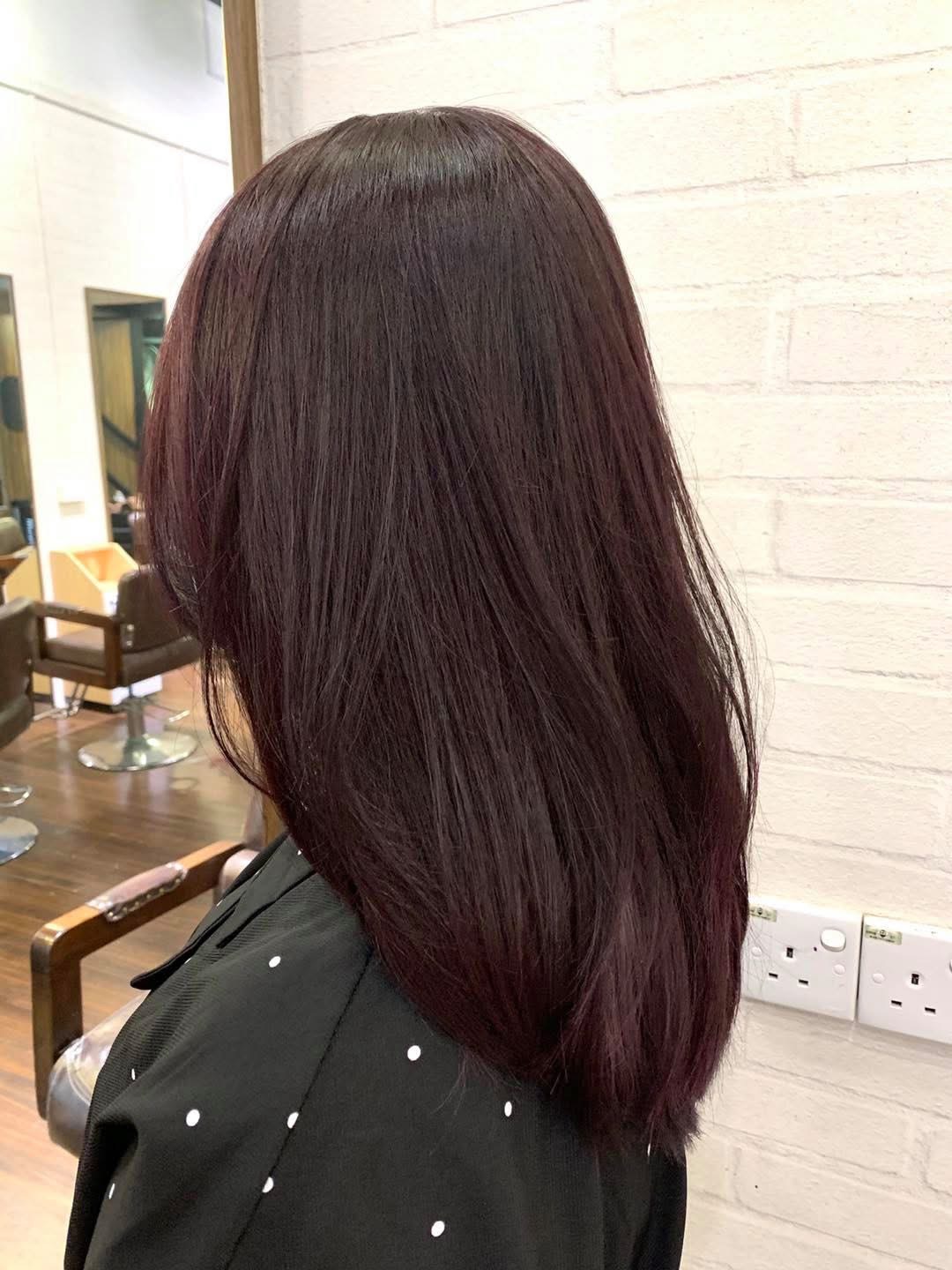 Completed hairstyle by VNY Hair Salon
