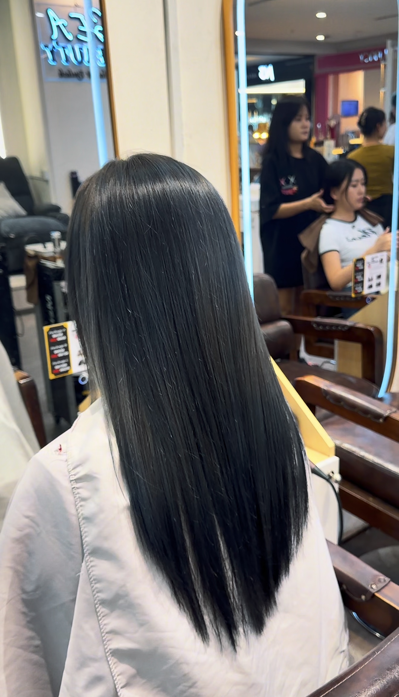 Completed hairstyle by VNY Hair Salon