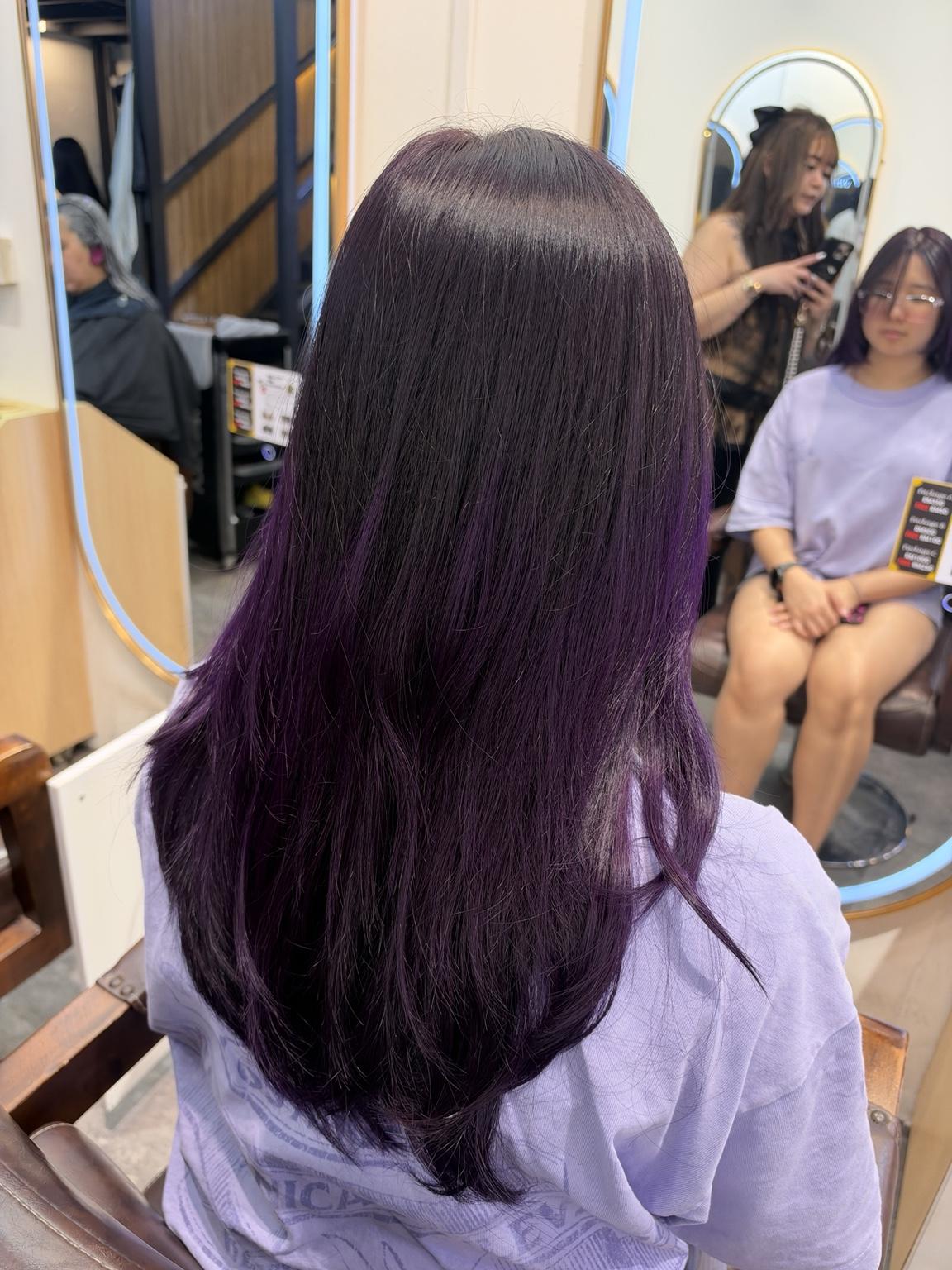 Completed hairstyle by VNY Hair Salon