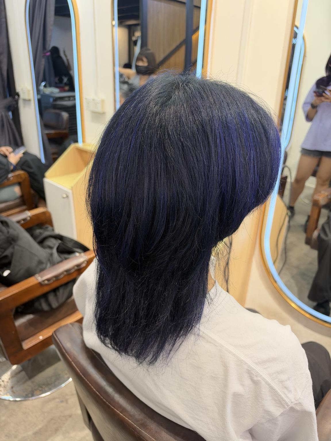 Completed hairstyle by VNY Hair Salon